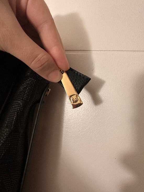 MKF Collection Cora Milan M Signature Trendy Backpack Black and Gold main image 5